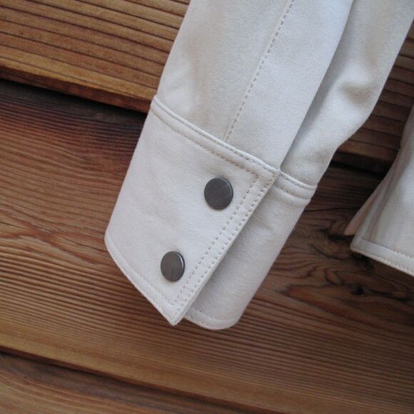 Elie Tahari Belted Tan Safari Jacket - Picture 6 of 7